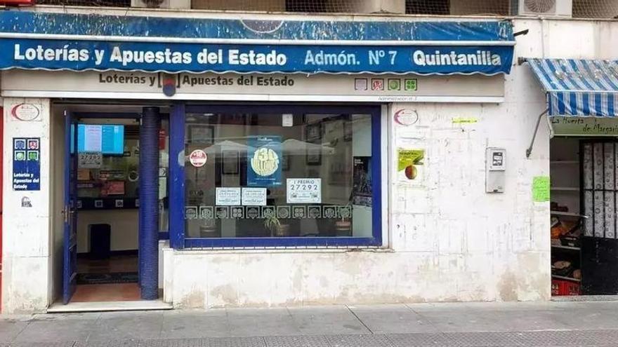 Una famosa administración de Mérida vende el número que se ha llevado el segundo premio de la Lotería Nacional