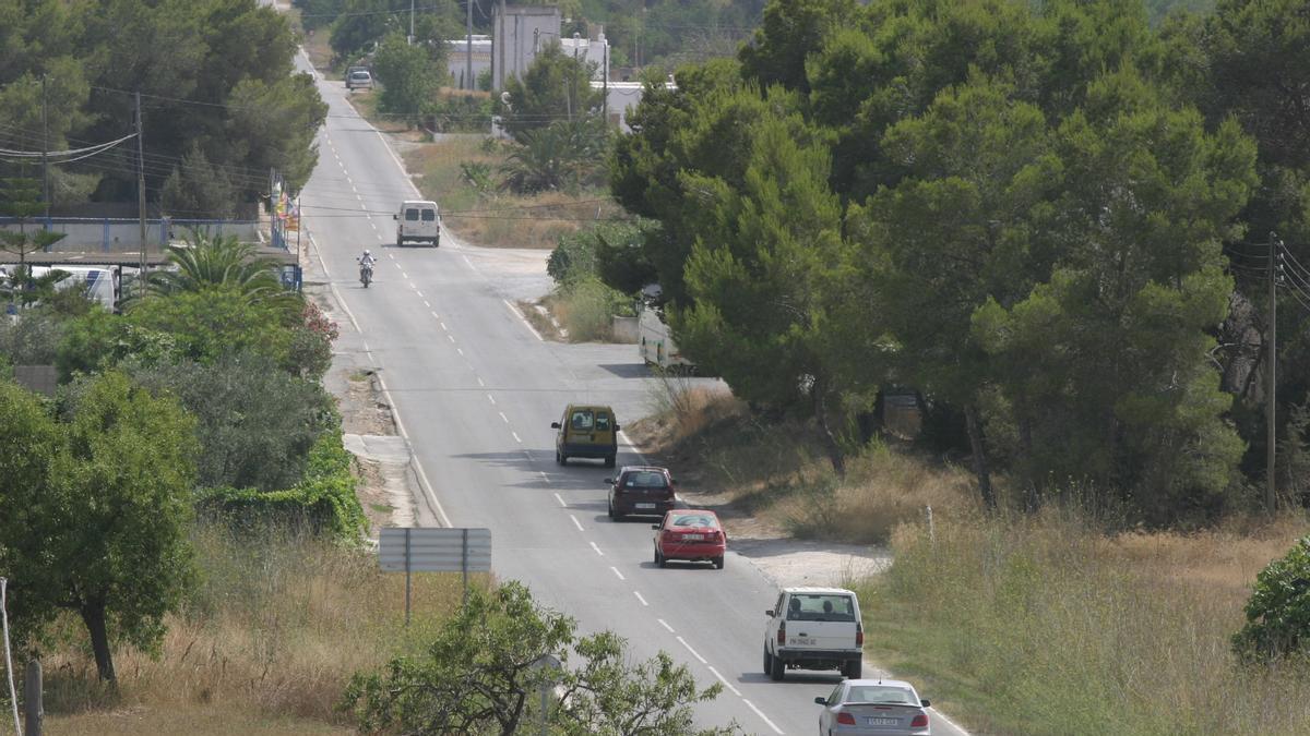 Imagen de archivo de un tramo de la carretera de Sant Josep a Sant Antoni.