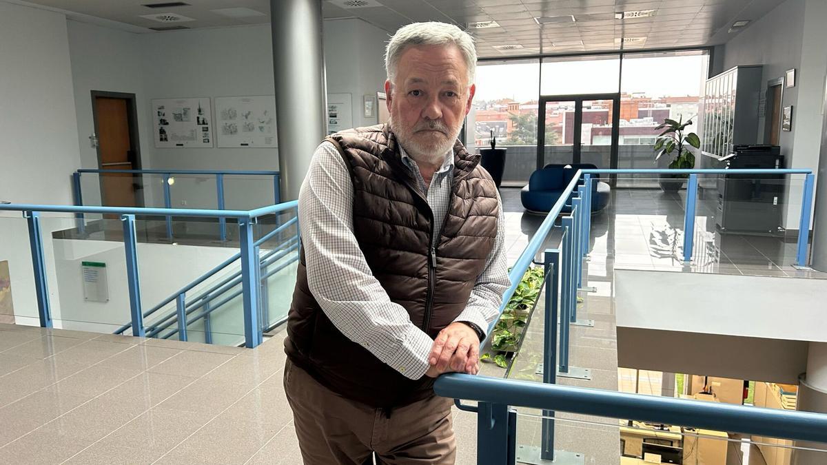 Rafael González Gallego, portavoz de Vox, en el Ayuntamiento de Castrillón