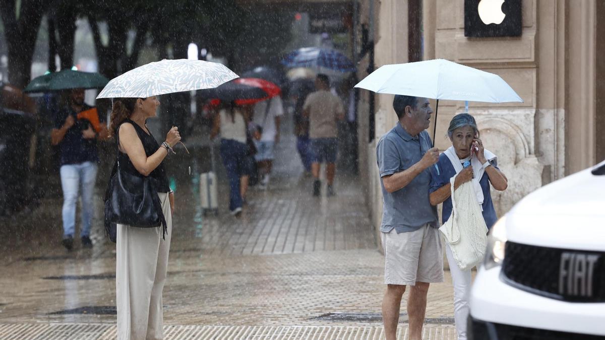 La Aemet prevé chubascos y tormentas en el norte de la Comunitat Valenciana.