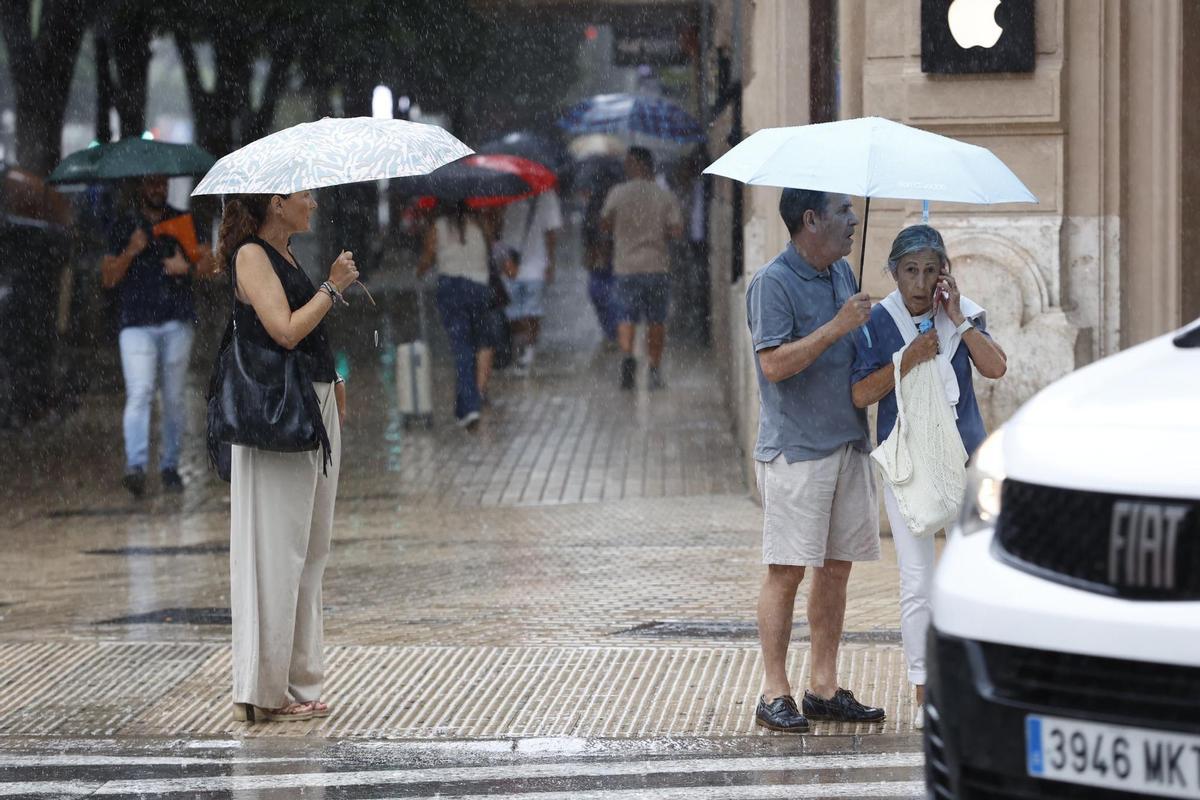 La Aemet prevé chubascos y tormentas en el norte de la Comunitat Valenciana.