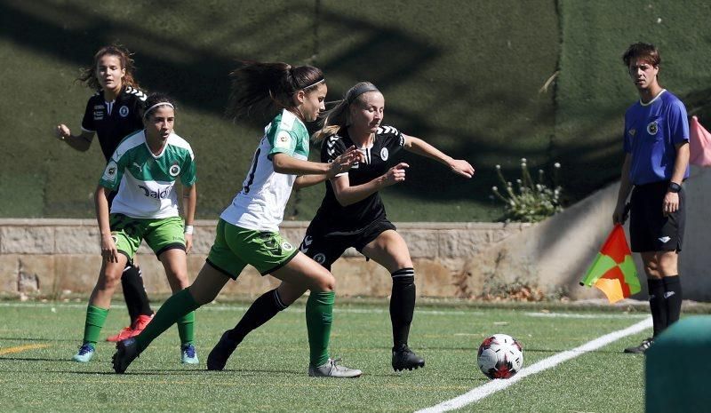 Partido de esta mañana entre el Zaragoza CFF y el Racing Féminas