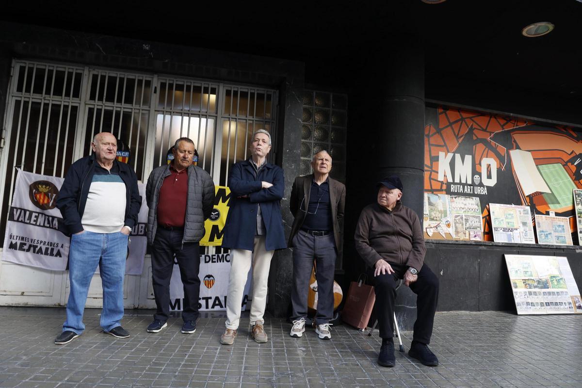 Los organizadores de la mítica Traca de Forment en Mestalla