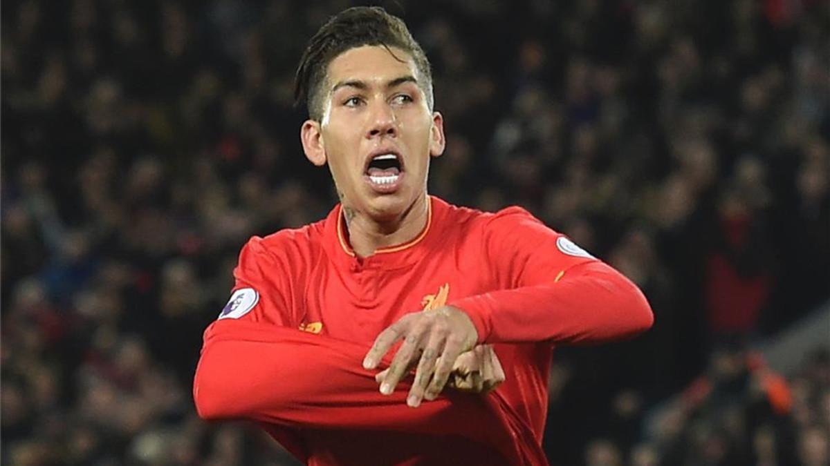 Roberto Firmino, delantero del Liverpool