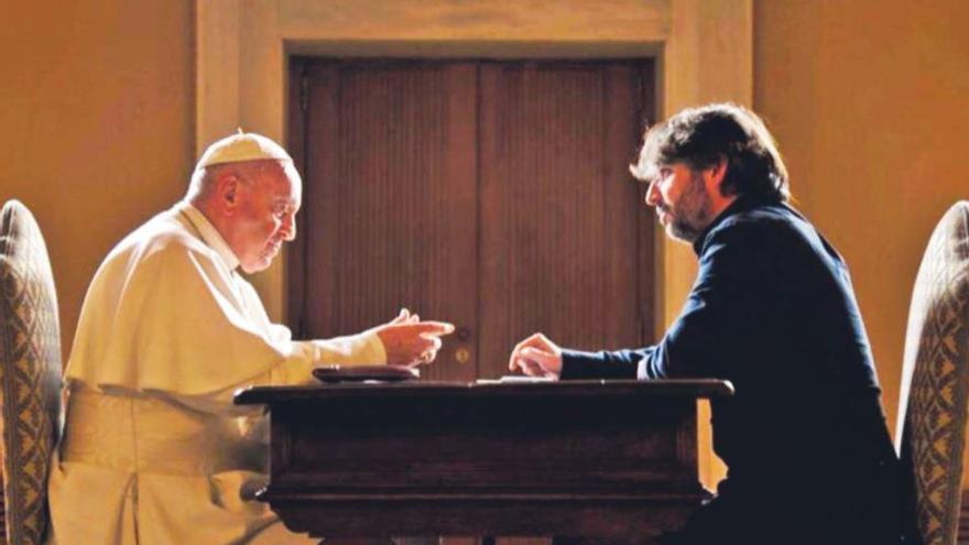 Highlight einer Karriere: Jordi Évole interviewt im Vatikan Papst Franziskus