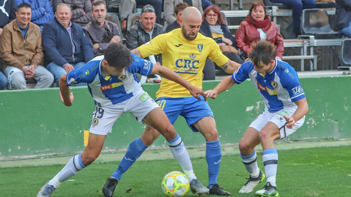 Un instante del Orihuela-Hércules de la temporada pasada