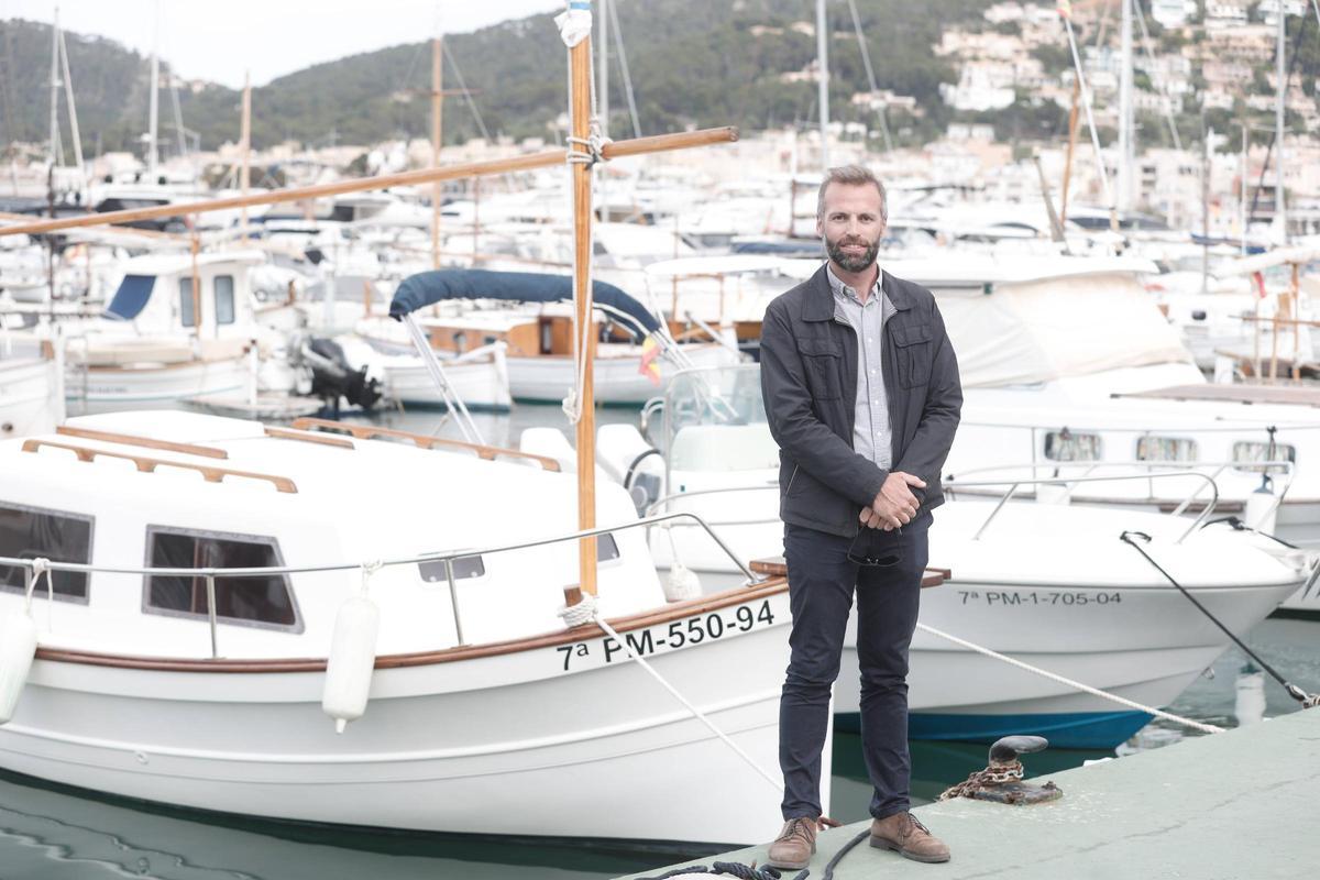 Toni Oliver es uno de los portavoces de la Associació d’Usuaris i Amarristes del Port d’Andratx .