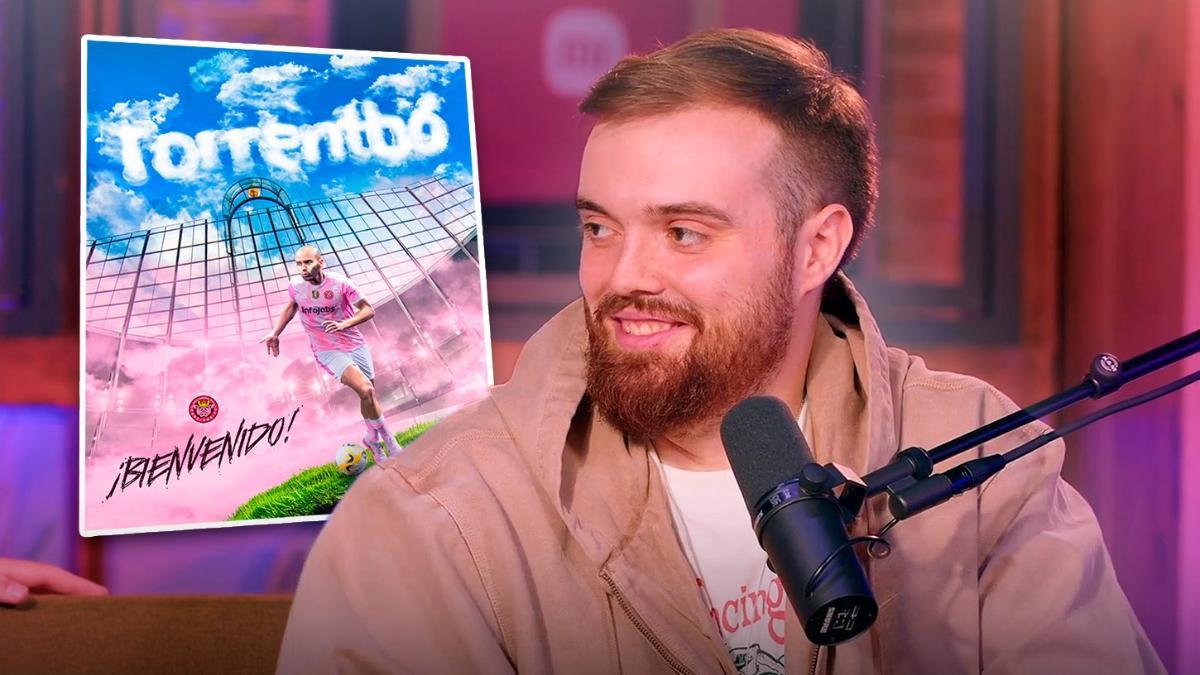 Ibai Llanos anunció a Carlos Torrentbó como nuevo jugador de Porcinos FC