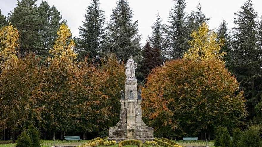 Parque Municipal de O Carballiño, donde tendrá lugar el espectáculo. // Brais Lorenzo