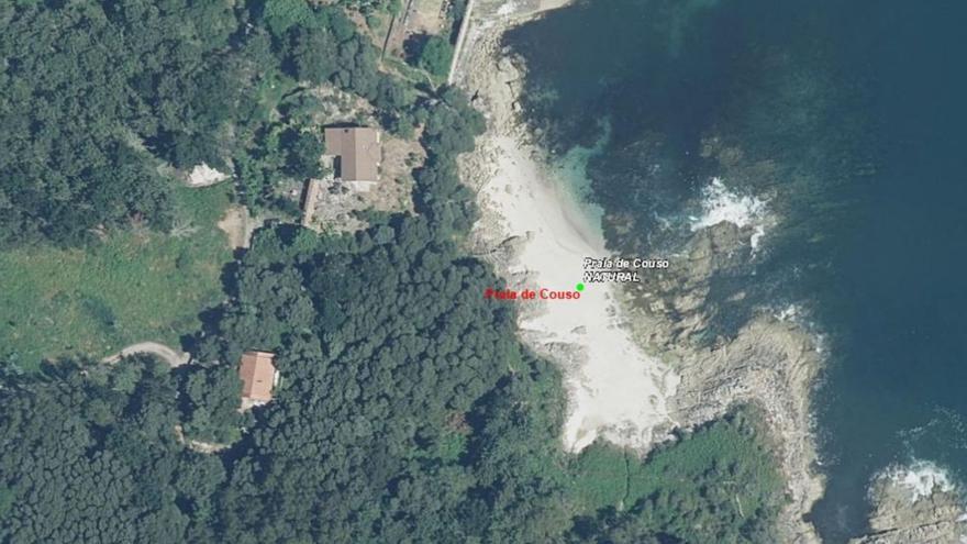 Las otras playas de Cangas que se ven desde el aire
