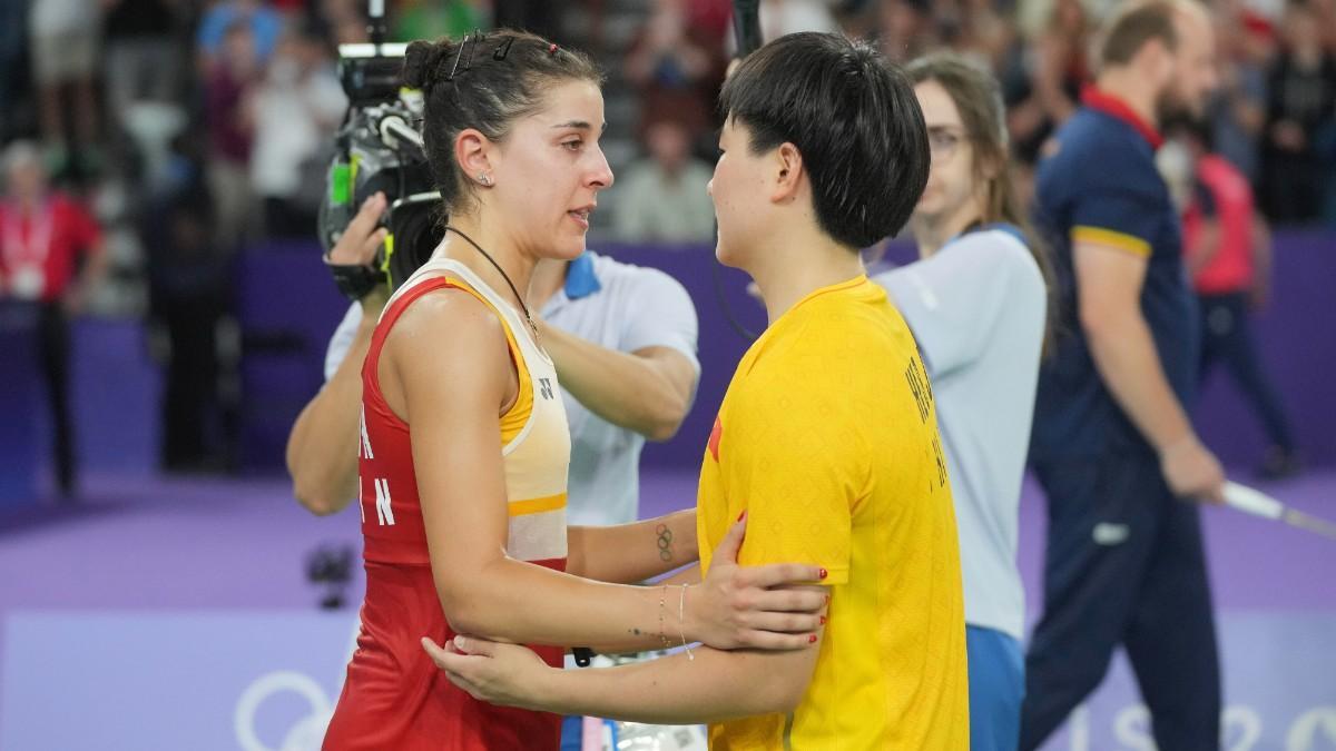 Marín y Bing Jiao He se despiden tras el partido