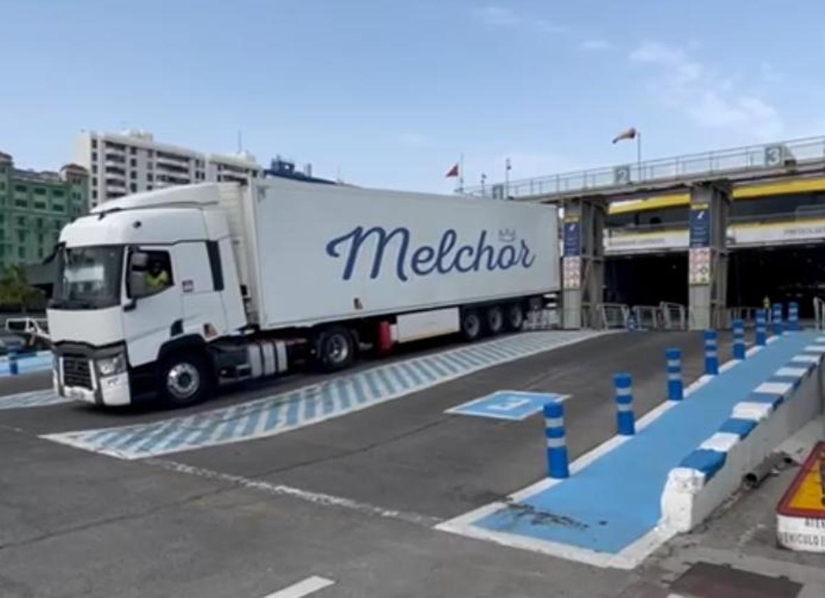 Camión de Melchor.