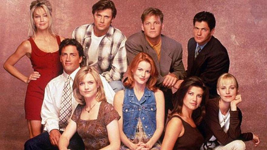 Los protagonistas de &#039;Melrose place&#039;.