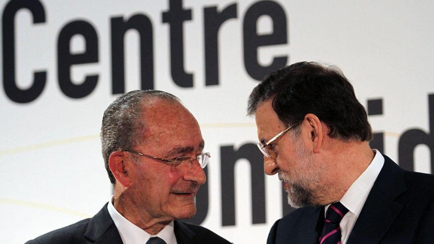 Una imagen de Francisco de la Torre y Mariano Rajoy.