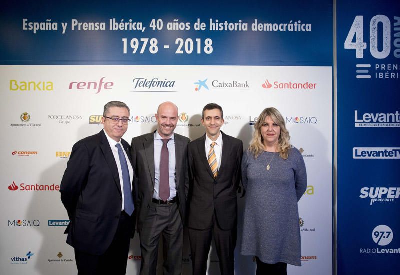 Photocall de la gala del 40 aniversario de Prensa Ibérica en Levante-EMV