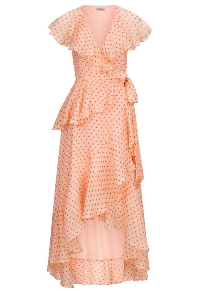 Vestido de volantes y lunares de Temperley London