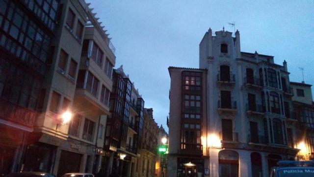 El casco histórico de la capital, esta mañana.