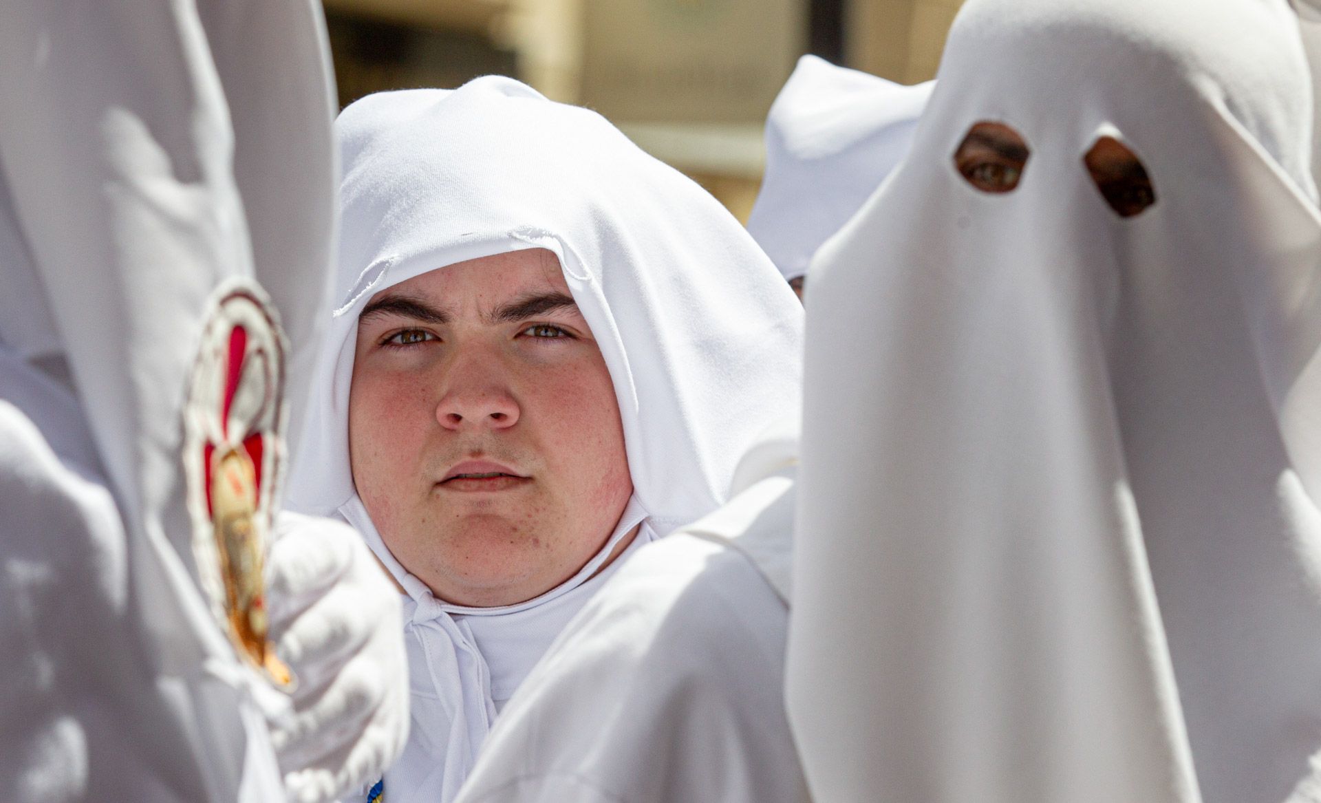 Jesús Triunfante, Oración en el huerto y La Verónica procesional en la mañana del Domingo de Ramos