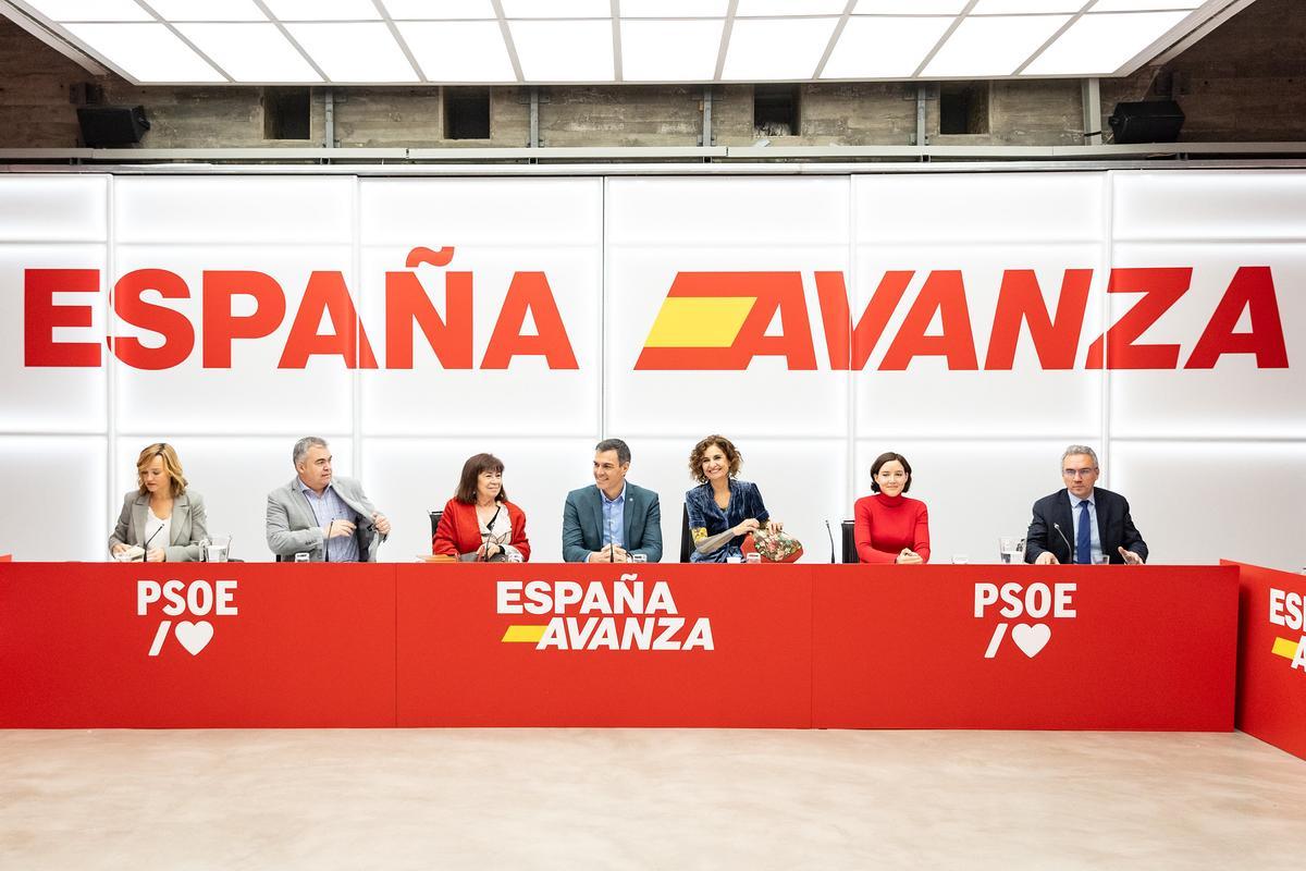 Reunión de la Comisión Ejecutiva Federal del PSOE.