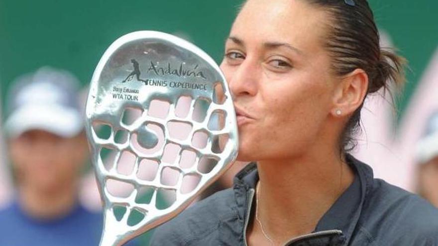 La italiana Flavia Pennetta gana en Marbella