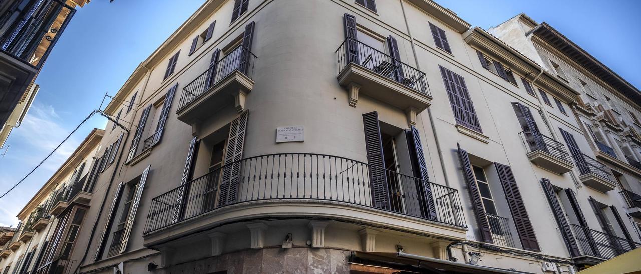 In diesem Gebäude an der Plaça Santa Eulàlia befindet sich Làlia, der neue Privatclub im Herzen von Palma.