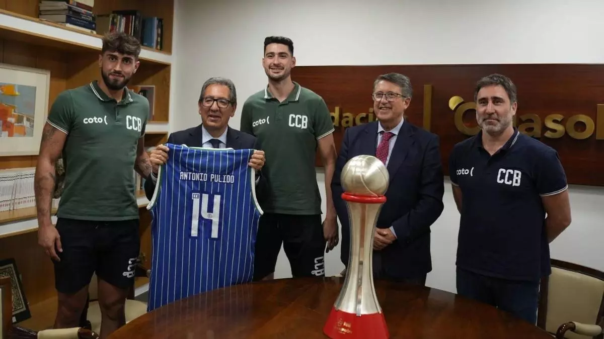 La visita del Coto en la Fundación Cajasol