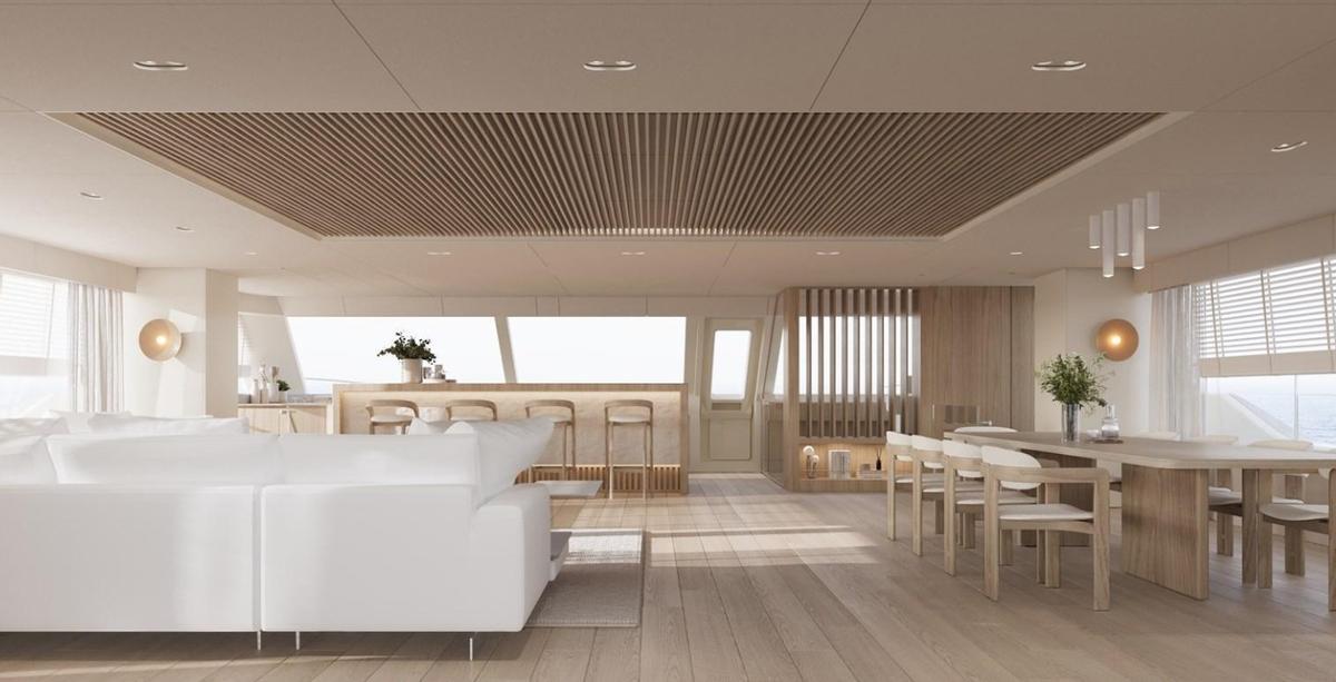 Galería: 'Petite Belle', el catamarán de 16,5 millones que no pasa desapercibido en el puerto de Ibiza