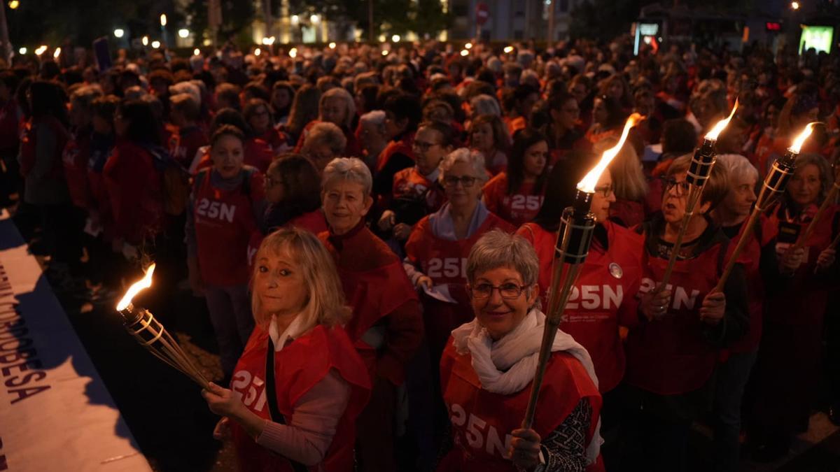 Manifestación en Córdoba por el 25N