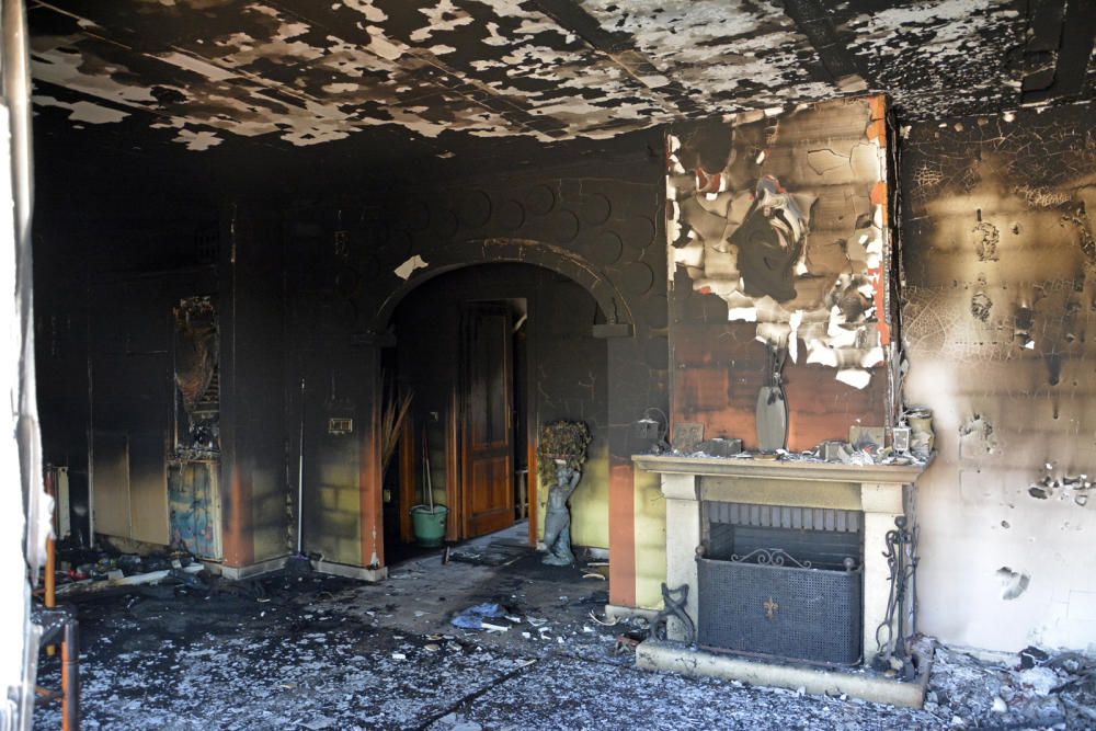 El paisaje tras el incendio de Xàbia y Benitatxell