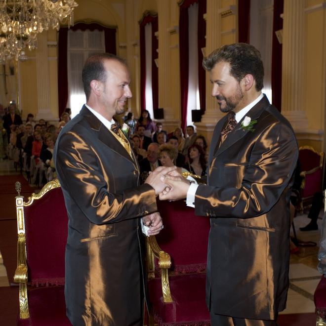 Imagen de la boda de Manuel y Antonio