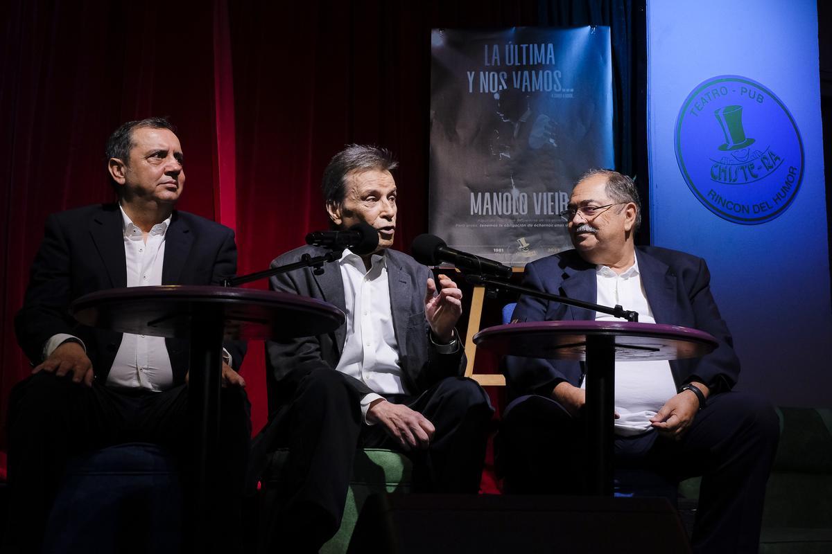 Manolo Vieira presenta su último espectáculo 'La última y nos vamos' Manolo Vieira presenta su último espectáculo 'La última y nos vamos'