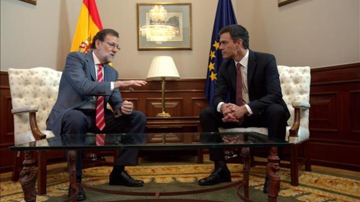 Reunión Rajoy - Sánchez