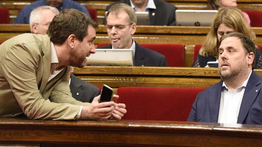 Comín i Junqueras, al Parlament.