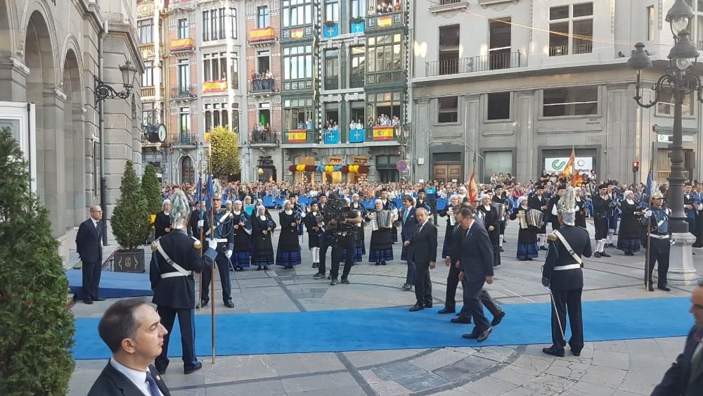 Alfombra azul de los premios "Princesa de Asturias" 2017