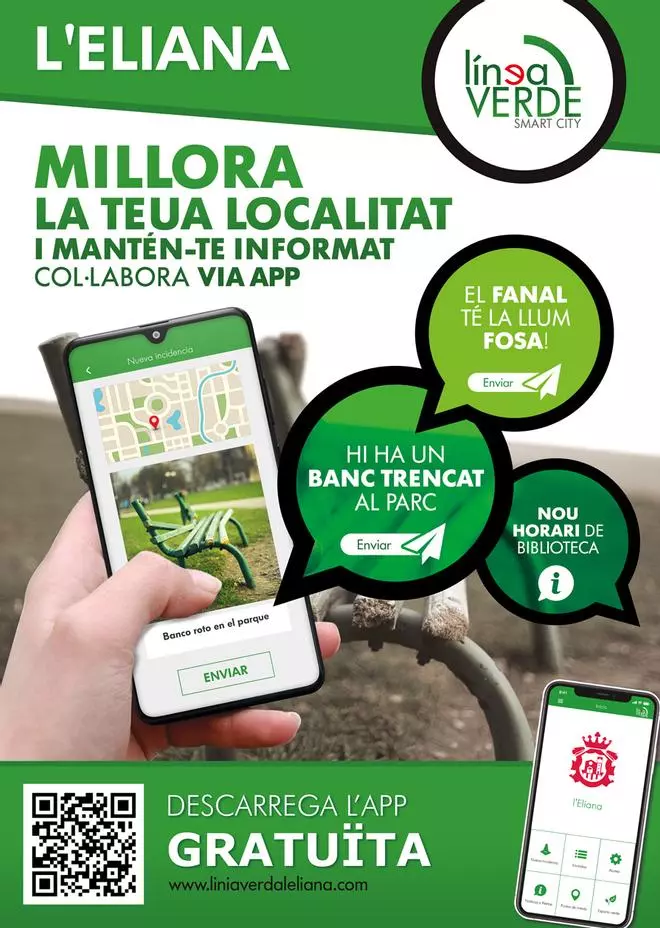 Más de 11.200 incidencias solucionadas a través del servicio Línea Verde en l'Eliana