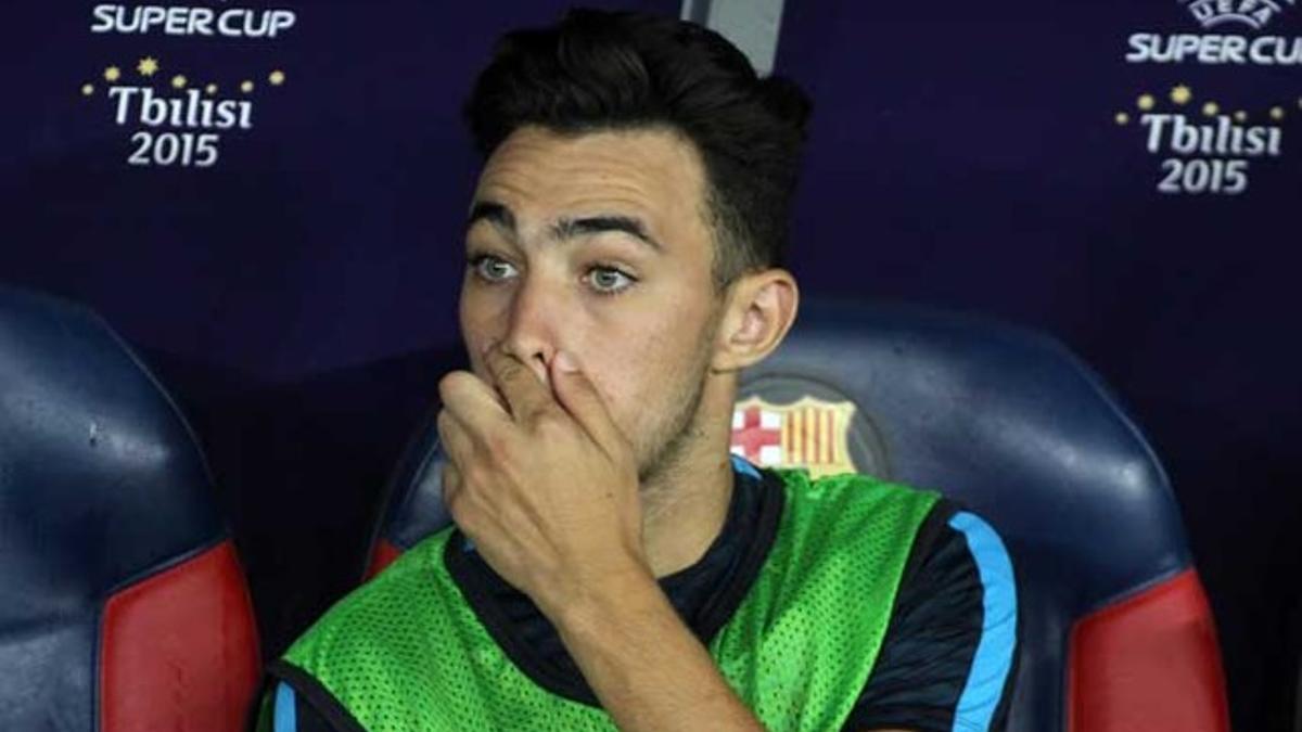 Munir El Haddadi espera contar con minutos de juego en el Barça 2015-16 y su nombre sigue sonando en el 'mercado'