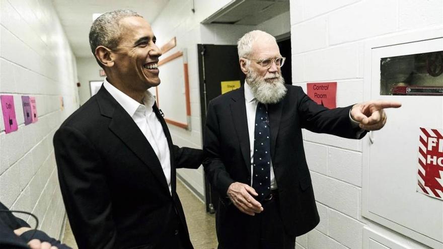 Letterman &#039;resucita&#039; con Obama