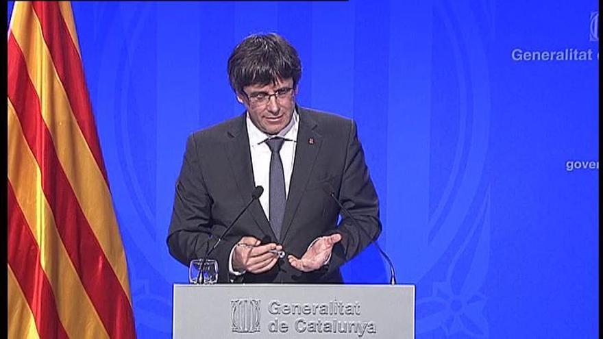 Puigdemont: &quot;Nos queremos reentender con el Estado español, no desentender&quot;