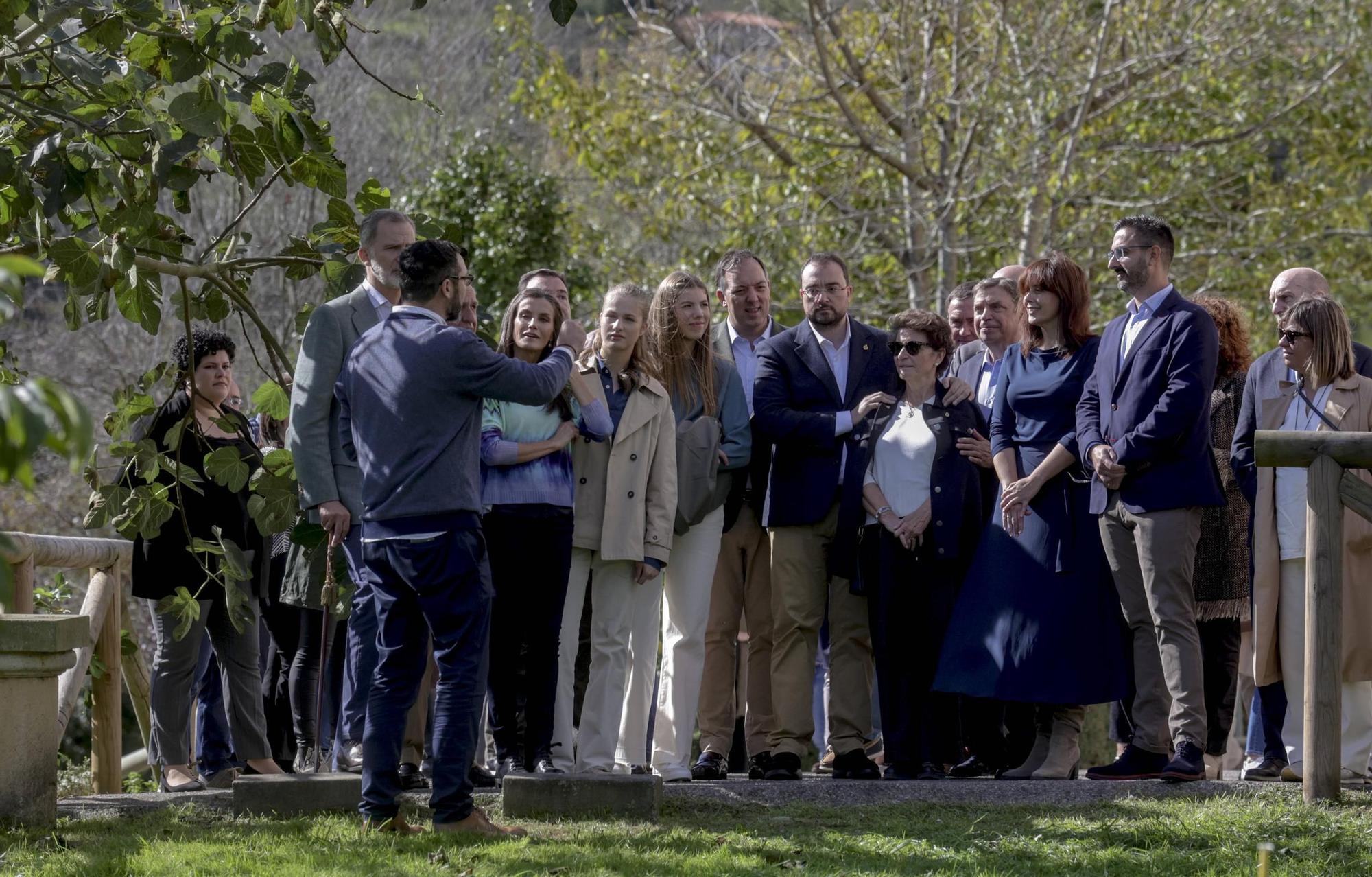 La Familia Real visita Arroes, Peón y Candanal, "Pueblo Ejemplar" 2023