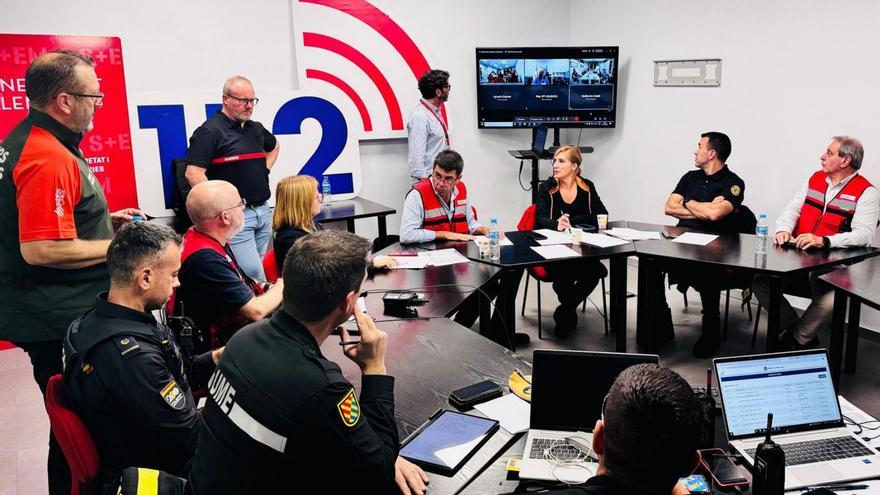 Reunión del Cecopi en la mañana del 30 de octubre de 2024. |