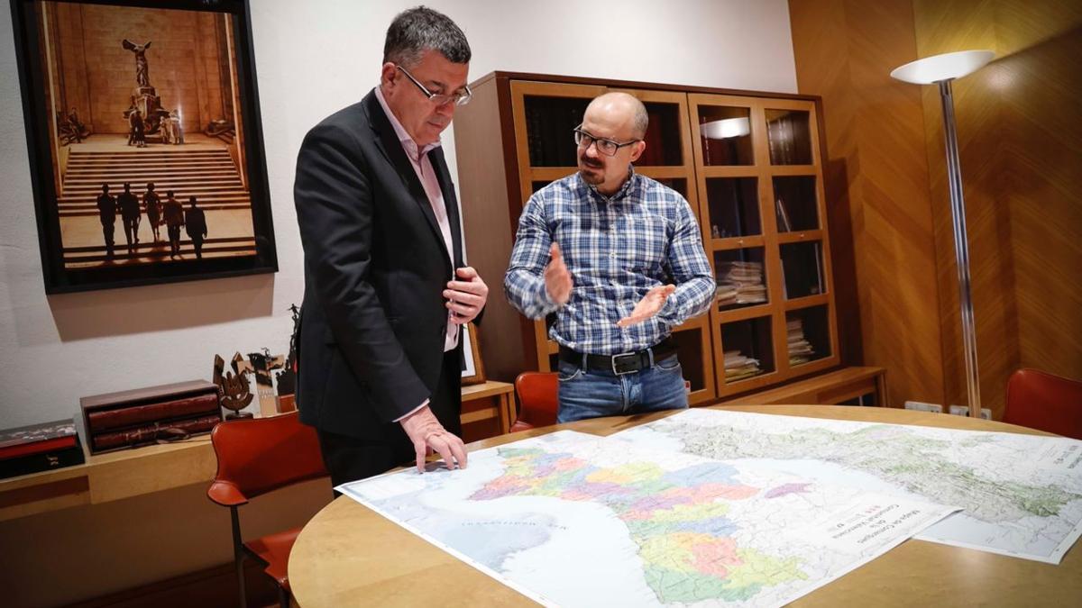 El nuevo mapa comarcal realizado por el Institut Cartogràfic que se regalará a los ciudadanos valencianos