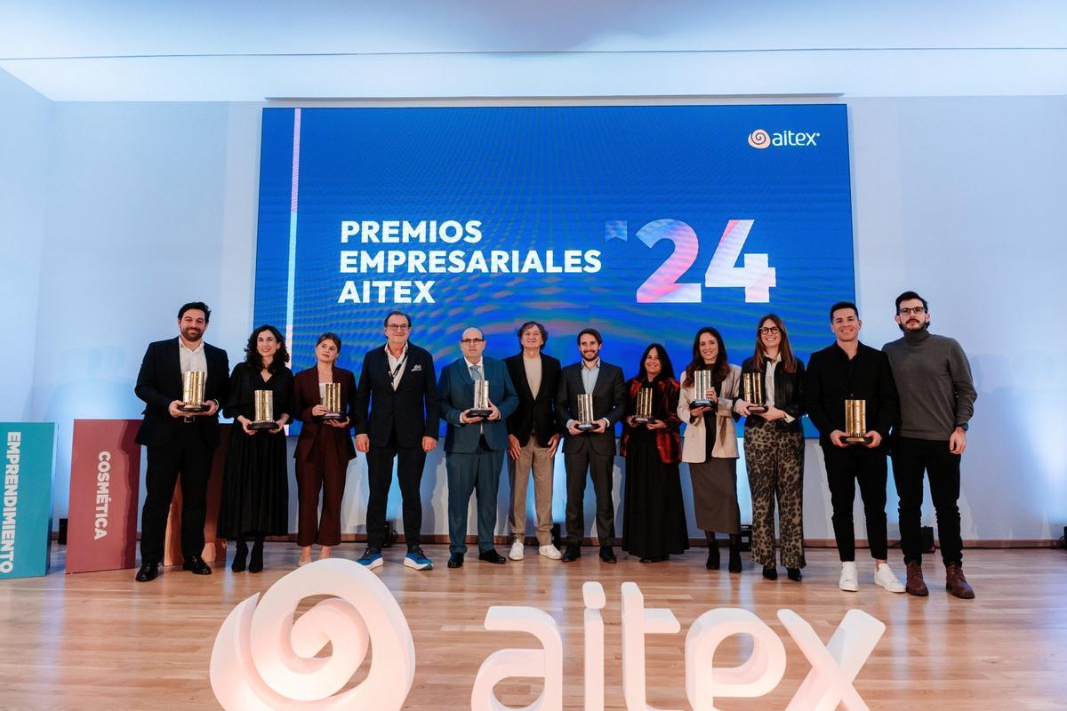 Ganadores de la última edición de los Premios Empresariales AITEX.