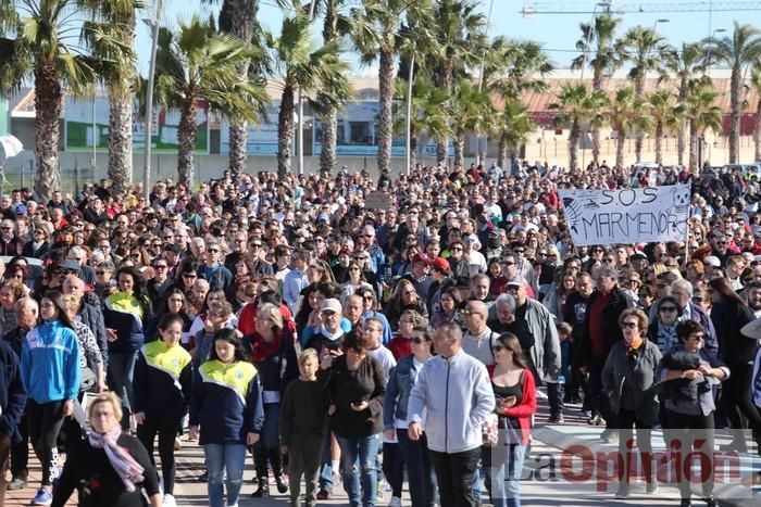 Los Alcázares se echa a la calle para exigir soluciones a las inundaciones