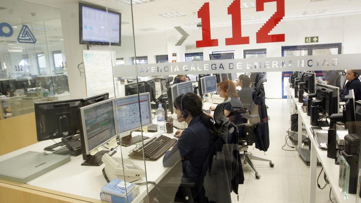 SALA DE OPERACIONES DEL 112 EN SAN MARCOS. XOAN ALVAREZ