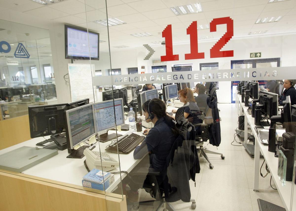 SALA DE OPERACIONES DEL 112 EN SAN MARCOS. XOAN ALVAREZ