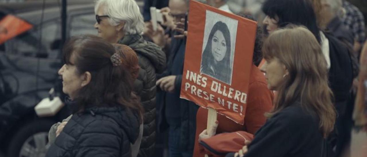 Fotograma del documental “El oficio de buscara Inés”.