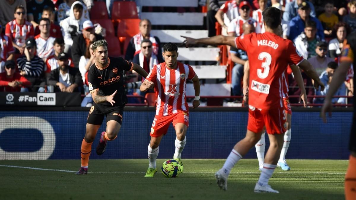 El Almería solo ha logrado sumar 2 puntos en el arranque de temporada