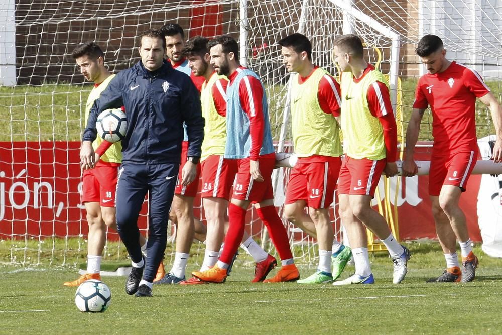 Entrenamiento del Sporting