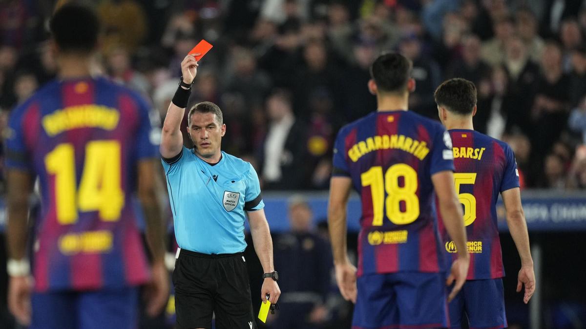 La UEFA no admite la queja del Barça por el arbitraje de Kovacs
