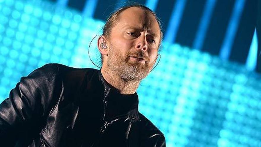 El cantante de Radiohead, Thom Yorke.